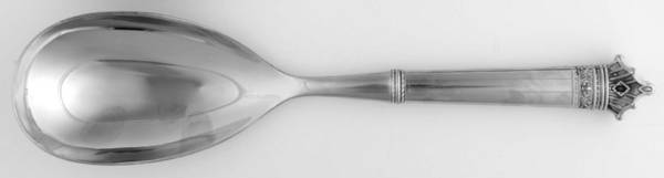 His and Hers (Nickelplate) Hollow Handle Salad Serving Spoon