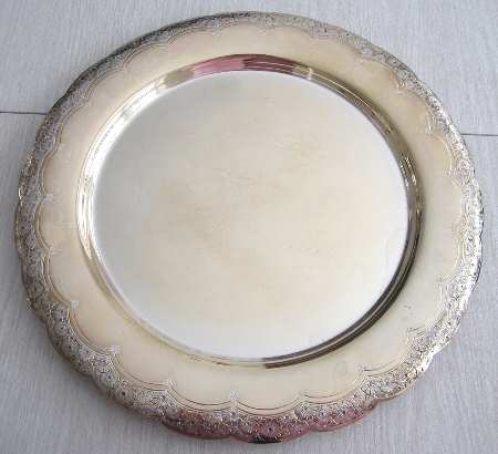 55340 (Sterling, Hollowware) 15" Round Tray