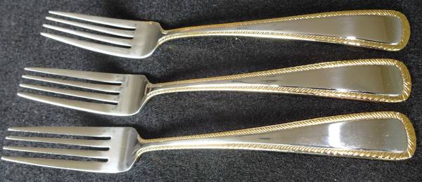 TWS504 (Stainless, Gold Accent) Fork