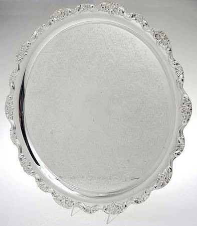Embassy Classic (Slvp, Hollowware) Round Tray For Punch Bowl