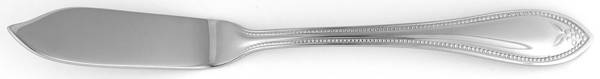 Old World Bead-Pointed Tip (Stainless) Flat Handle Master Butter Knife