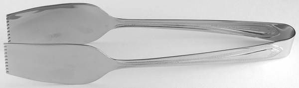 Old World Bead-Pointed Tip (Stainless) 1-Piece Salad Tongs