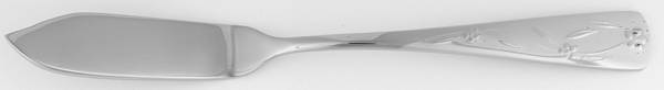 Old World Floral-Flat Tip (Stainless) Flat Handle Master Butter Knife