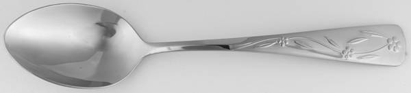 Old World Floral-Flat Tip (Stainless) Tablespoon (Serving Spoon)