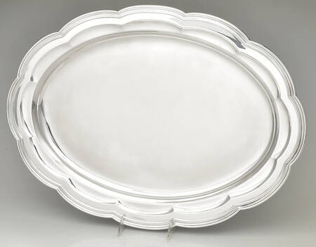 1163 (Silverplate, Hollowware) 22" Oval Serving Platter