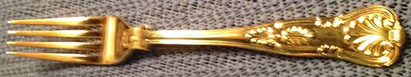 Gold Kings (Gold Electroplate) Fork