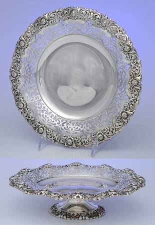 Chrysanthemum (Str, 1880, Hlw, 925-1000, Flrs&Buds) Round Compote (Height X Width)