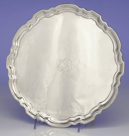 Chippendale (Sterling, Hollowware) 10" Round Tray