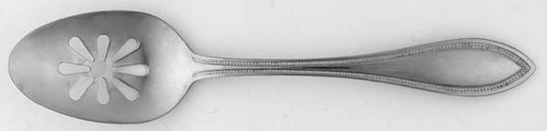 Tuscan Bead (Stainless) Pierced Tablespoon (Serving Spoon)