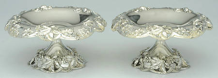 16346 (Sterling, Hollowware) Tazza - Set of 2