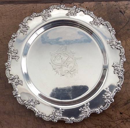 TWS553 (Sterling, Hollowware) Bread Plate