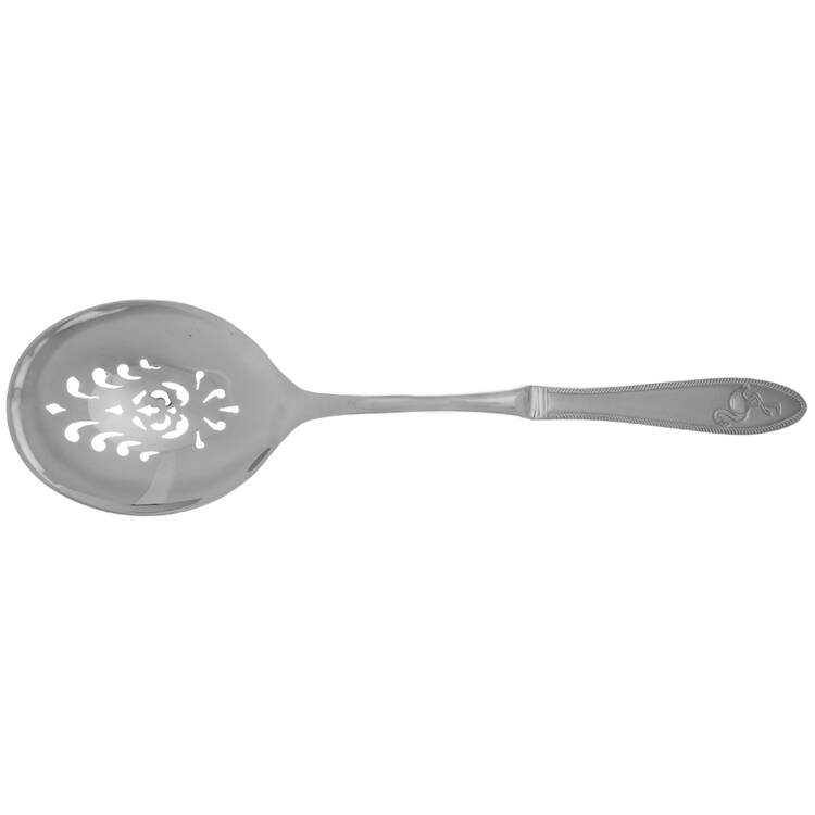 Flamingo (Stainless) Casserole Spoon with Pierced Stainless Bowl HC