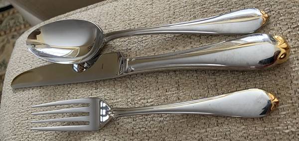 Gold Snowflake (Stainless) Fork