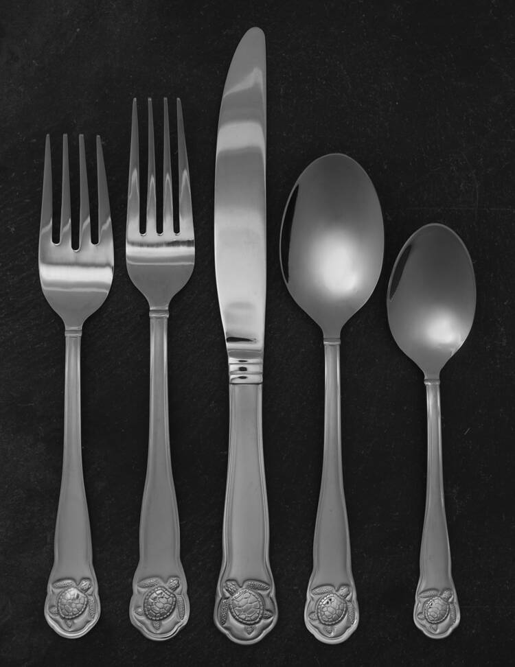 Sea Turtle (Stainless) 40 Piece Estate Set