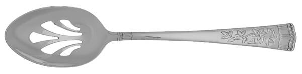 Floral Lace Stainless Pierced Tablespoon (Serving Spoon)