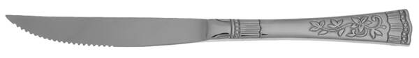 Floral Lace Stainless Individual Solid Handle Steak Knife