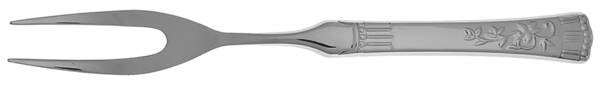 Floral Lace Stainless Large Stainless-Prong Roast Carving Fork