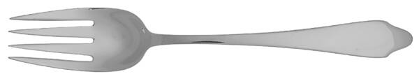 Clinton Engraved Back (Sterling) Individual Solid Fish Fork