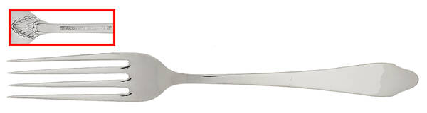 Clinton Engraved Back (Sterling) Fork