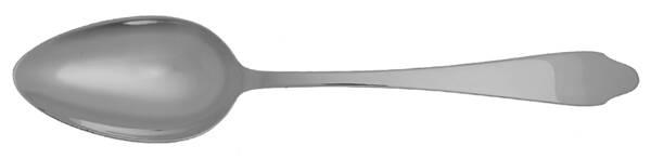 Clinton Engraved Back (Sterling) Tablespoon (Serving Spoon)