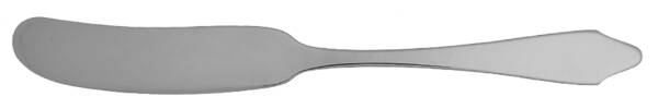 Clinton Engraved Back (Sterling) Flat Handle Butter Spreader