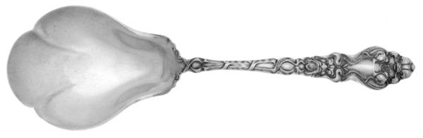 Douvaine (Sterling, 1890) Solid Salad Serving Spoon