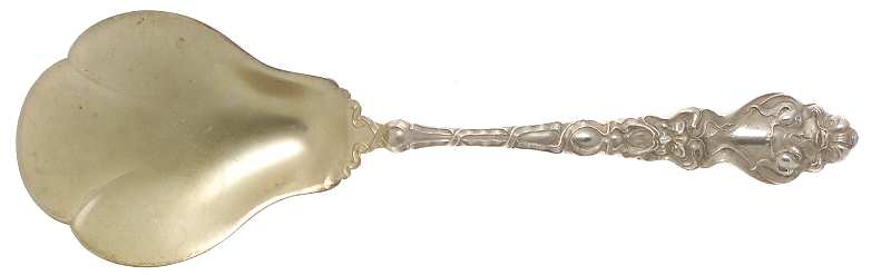 Douvaine (Sterling, 1890) Solid Salad Serving Spoon