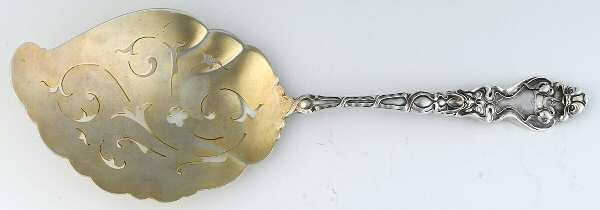 Douvaine (Sterling, 1890) Pierced Fried Oyster Server