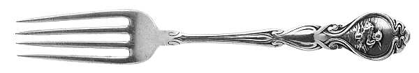 Loves Dream (Sterling, 1904) Solid Youth Tea Fork