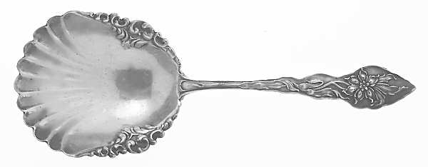 Narcissus (Sterling, 1890, No Monograms) Bon Bon Scoop