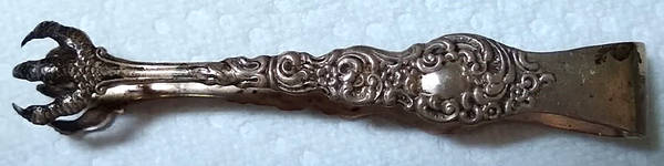 Passaic (Sterling, 1900) Small Sugar Tongs