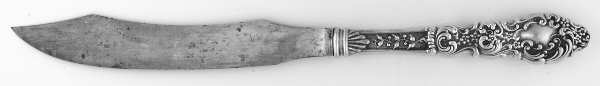 Passaic (Sterling, 1900) Large Stainless Blade Roast Carving Knife