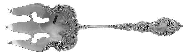 Passaic (Sterling, 1900) Oversize Solid Salad Servng Fork