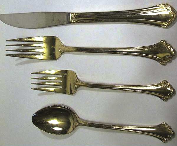 Alexandra (Gold Electroplate) Fork