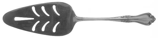 Breton Rose (Stainless) Pierced All Stainless Pie Server