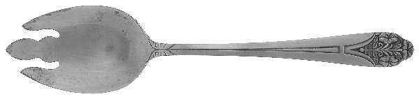 Claudia (Silverplate) Pierced Tablespoon (Serving Spoon)
