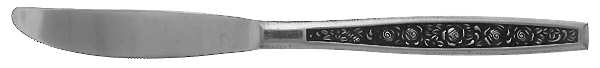 Granada Rose (Stainless) Modern Solid Knife by Unknown Mfg Silver