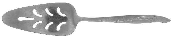 Gracious Wheat (Stainless) Pierced All Stainless Pie Server