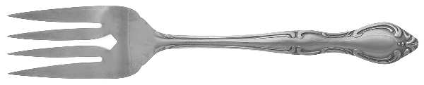 Hampton Court (Stainless) Medium Solid Cold Meat Serving Fork