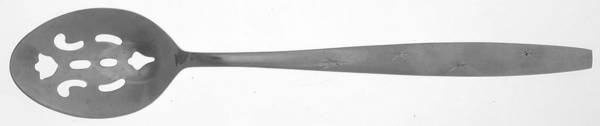 Heavenly Star (Stainless) Pierced Solid Serving Spoon