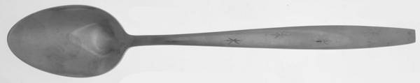 Heavenly Star (Stainless) Solid Serving Spoon by Unknown Mfg Silver