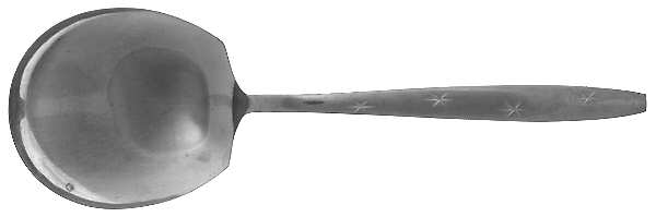 Heavenly Star (Stainless) Solid Smooth Casserole Spoon