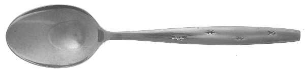 Heavenly Star (Stainless) Place/Oval Soup Spoon