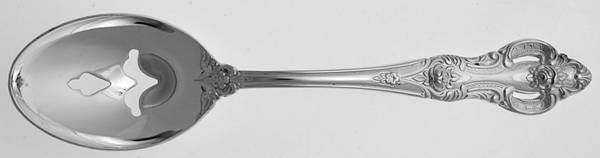 Kings Era (Silverplate) Pierced Tablespoon (Serving Spoon)