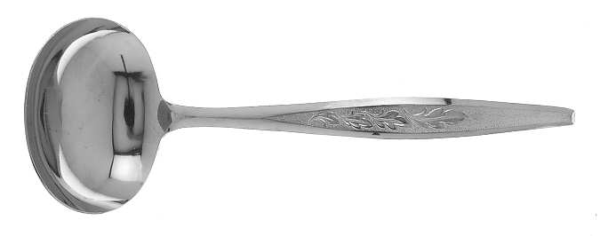 Leaves (Stainless) Solid Gravy Ladle