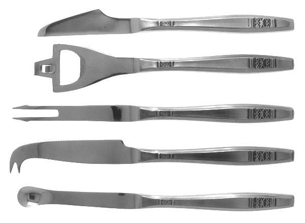 Madeira (Stainless) (5 Piece) Bar Tool Set