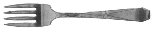 Modernistic (Silverplate) Individual Salad Fork