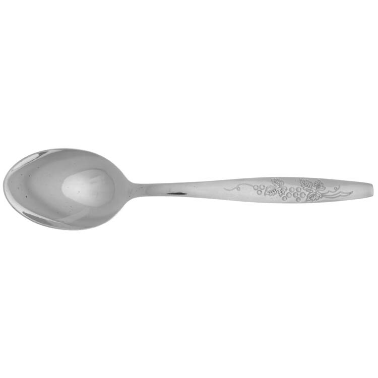 New Grape (Stainless) Place/Oval Soup Spoon