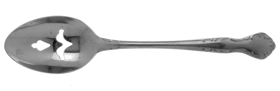 Queen's Court (Stainless) Pierced Tablespoon (Serving Spoon)