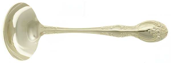 Sarah Ann (Gold Electroplate) Solid Gravy Ladle